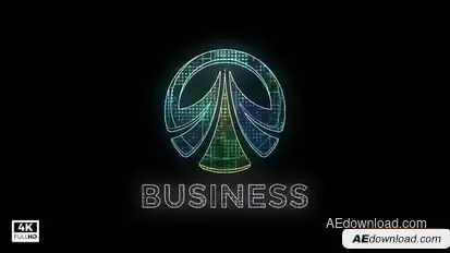 Glitch Logo Reveal Logo Stings template preview