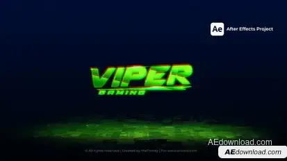 Glitch Logo Reveal Logo Stings template preview