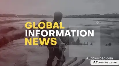 Global Information News broadcast-packages template preview