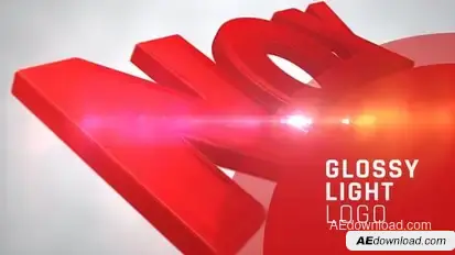 Glossy Light Logo Logo Stings template preview