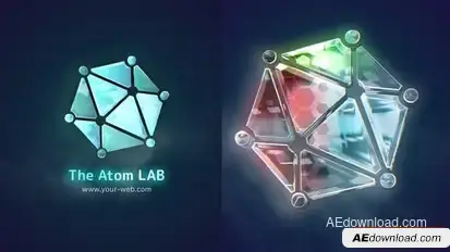 Glossy Logo - Glass 3D Logo Reveal Logo Stings template preview