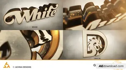 Gold Logo Logo Stings template preview