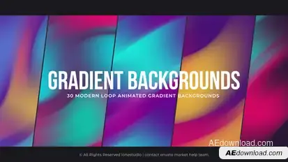 Gradient Backgrounds Elements template preview