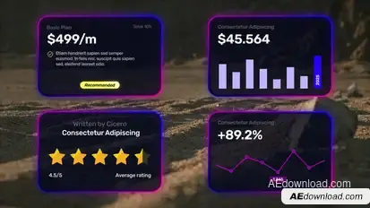 Gradient Infographics Pack Infographics template preview