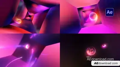 Gradient Tunnel Logo Logo Stings template preview