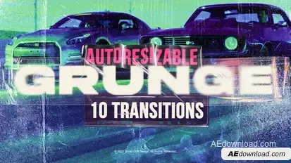 Grunge Transitions Elements template preview