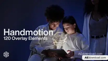 Handmotion - 120 Overlay Elements Elements template preview