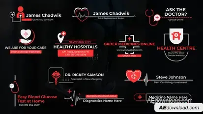 Health Titles Titles template preview