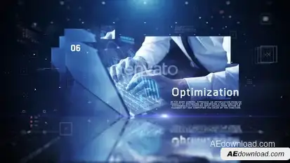 High Tech Future Video Displays template preview