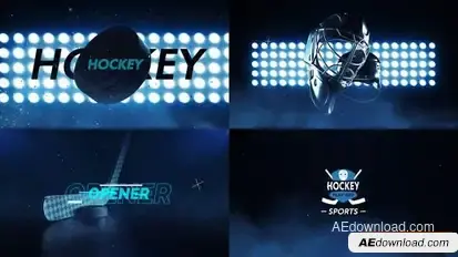 Hockey Logo Opener Openers template preview