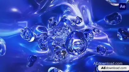 Holographic Logo Intro Logo Stings template preview