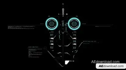 HUD Face Recognition Infographics template preview