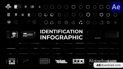 Identification HUD Infographic for After Effects Elements template preview