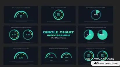 Infographics Circle Chart Infographics template preview