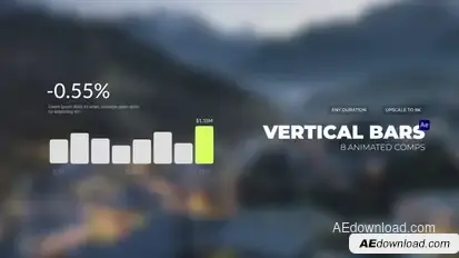 Infographics Vertical Bars Infographics template preview