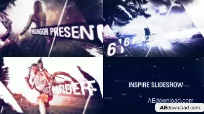 Inspire Slideshow Video Displays template preview