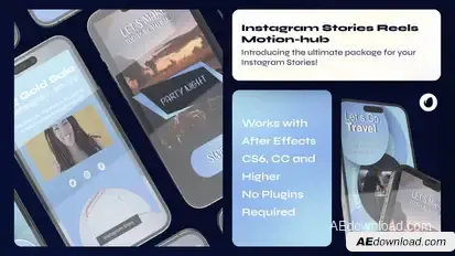 Instagram Reels Video Displays template preview