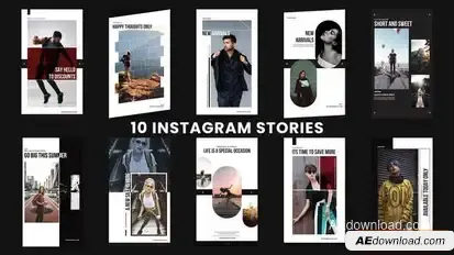 Instagram Stories V2 Openers template preview