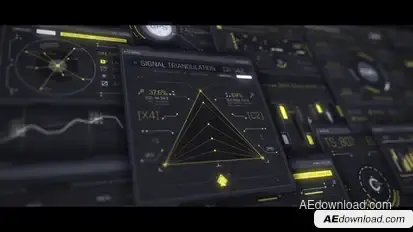 Interceptor 100 UI HUD Screens Elements template preview