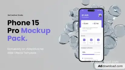 iPhone 15 Pro Mockup Product Promo template preview