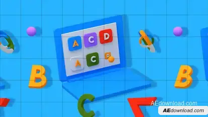 Kids School Logo Logo Stings template preview
