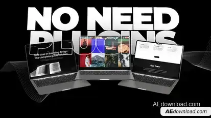 Laptop Mockups Product Promo template preview