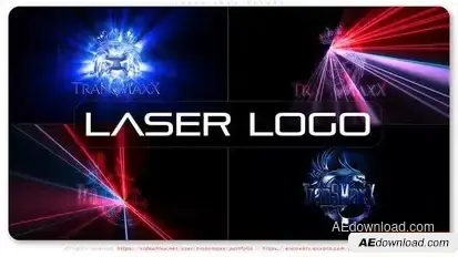 Laser Logo Reveal Logo Stings template preview