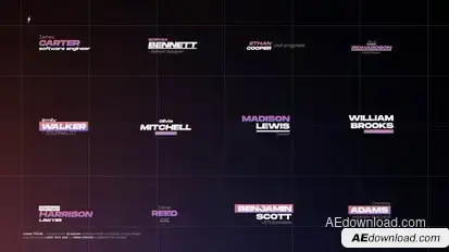 Lower Thirds 4.0 | After Effects Titles template preview