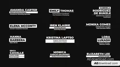 Lower Thirds | AE Titles template preview