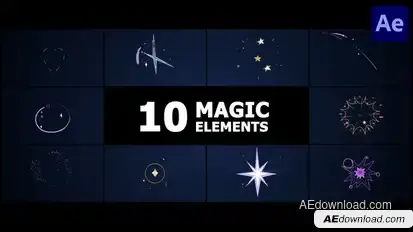 Magic Elements for After Effects Elements template preview