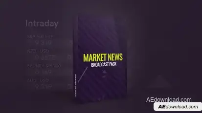 Market News Broadcast Pack broadcast-packages template preview