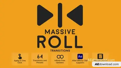 Massive Roll Transitions Elements template preview