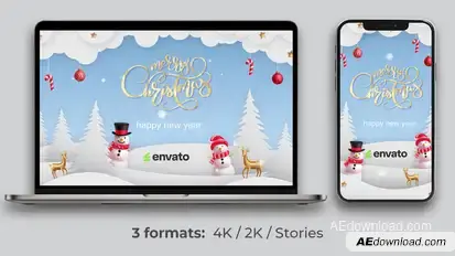Merry Christmas Logo Logo Stings template preview