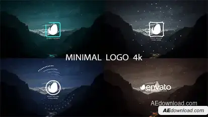 Minimal Logo 4k Logo Stings template preview