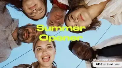 Minimal Summer Opener Openers template preview