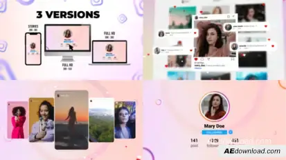 Minimalist Instagram Profile Promo Product Promo template preview
