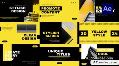 Modern Corporate Slides Product Promo template preview