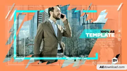 Modern Corporate Slideshow1 Video Displays template preview