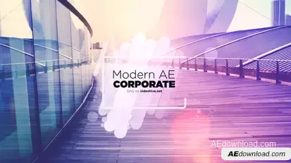 Modern Corporate Slideshow3 Video Displays template preview