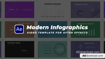 Modern Infographics Infographics template preview