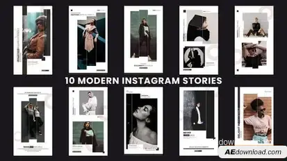 Modern Instagram Stories Openers template preview