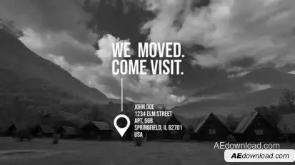 Modern Location Titles | After Effects Titles template preview