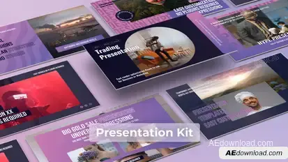 Modern Promo Business Presentation Video Displays template preview