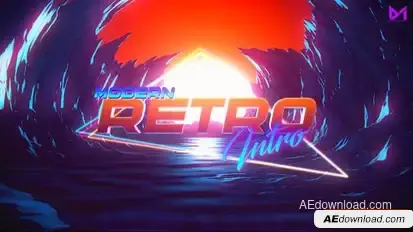 Modern Retro Intro Openers template preview