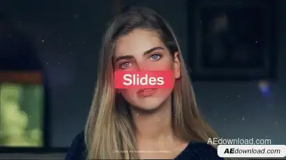 Modern Slides Slideshow Video Displays template preview