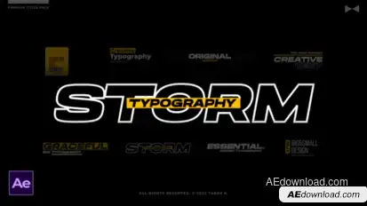 Modern Titles | AE | Titles template preview