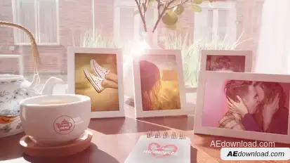 Morning Sunshine Slideshow Video Displays template preview