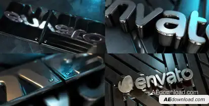 Mysterious Mirror Logo Logo Stings template preview