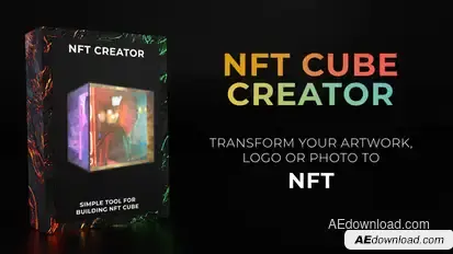 NFT Cube Creator Elements template preview