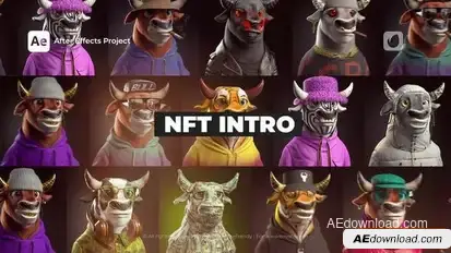 NFT Intro Openers template preview
